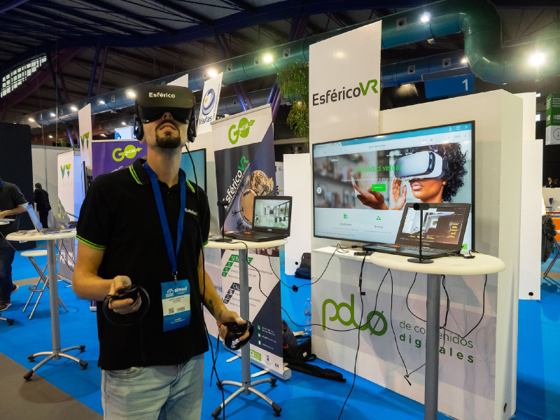Expositor Realidad Virtual SIMED 2018
